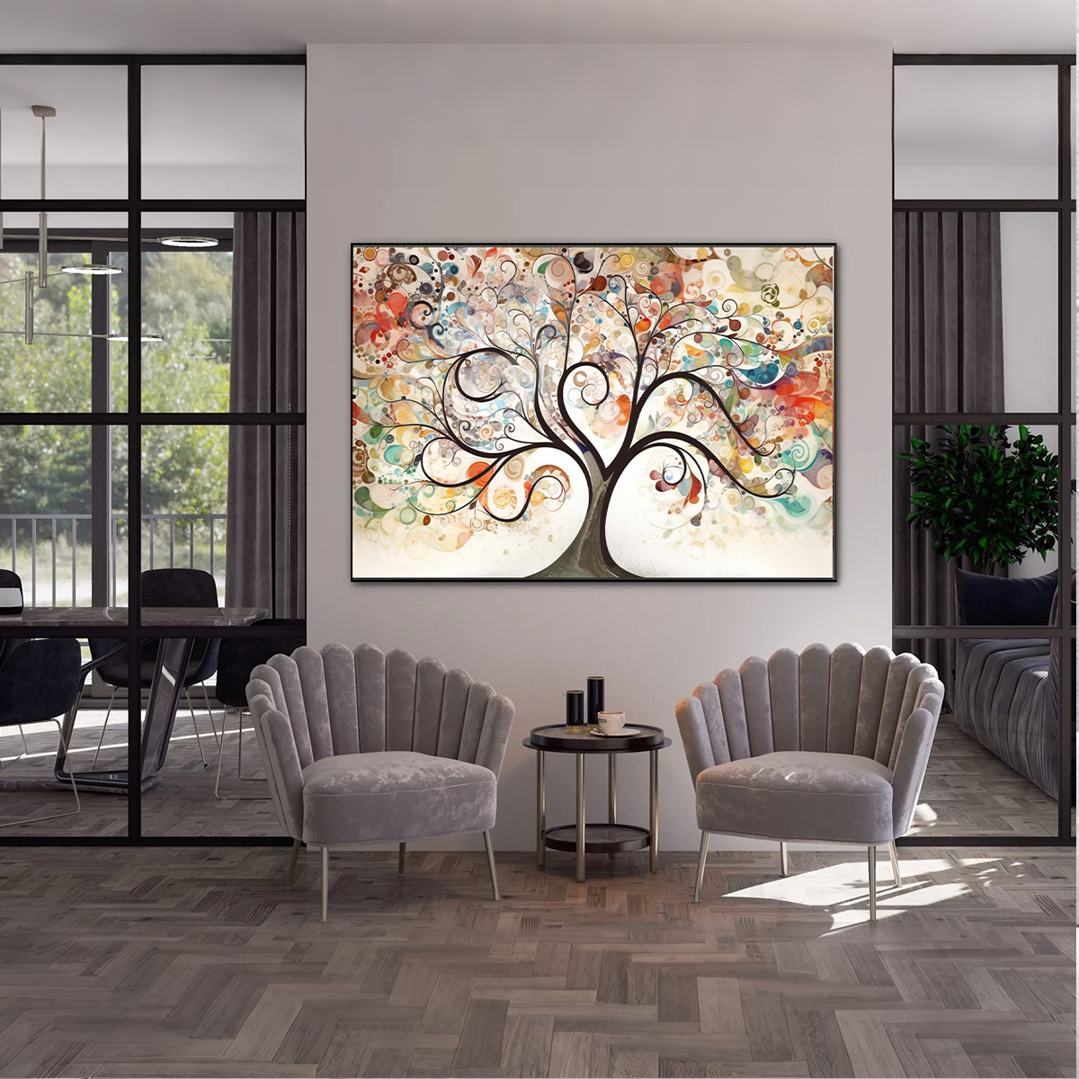 Klimt Style Tree of Life Artwo - Luxury Lifestyle Background 리뷰 및 가격