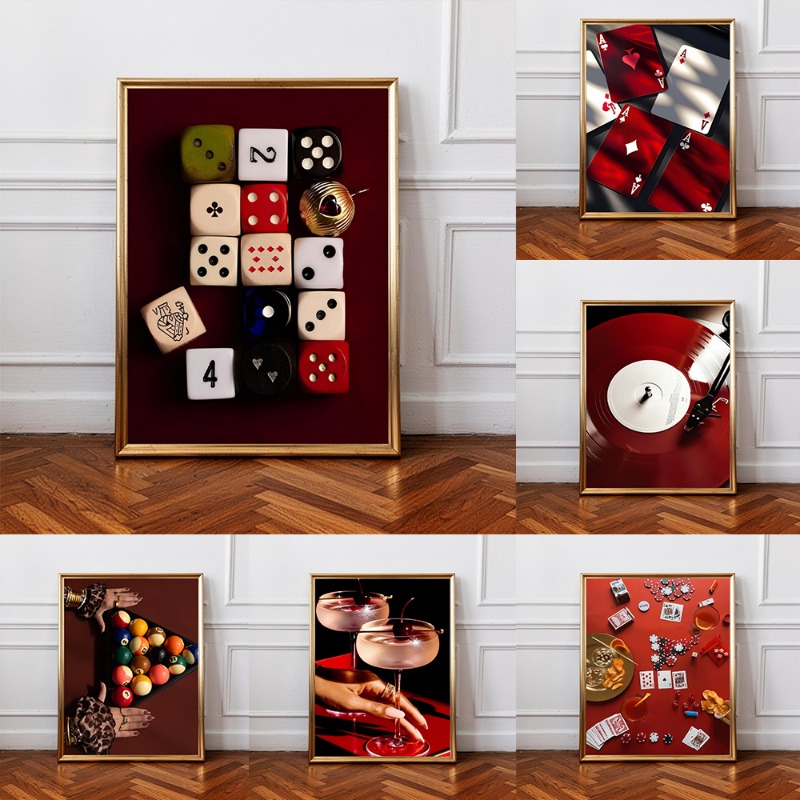 Retro Nightlife Casino Poker D - Luxury Lifestyle Furniture 리뷰 및 가격