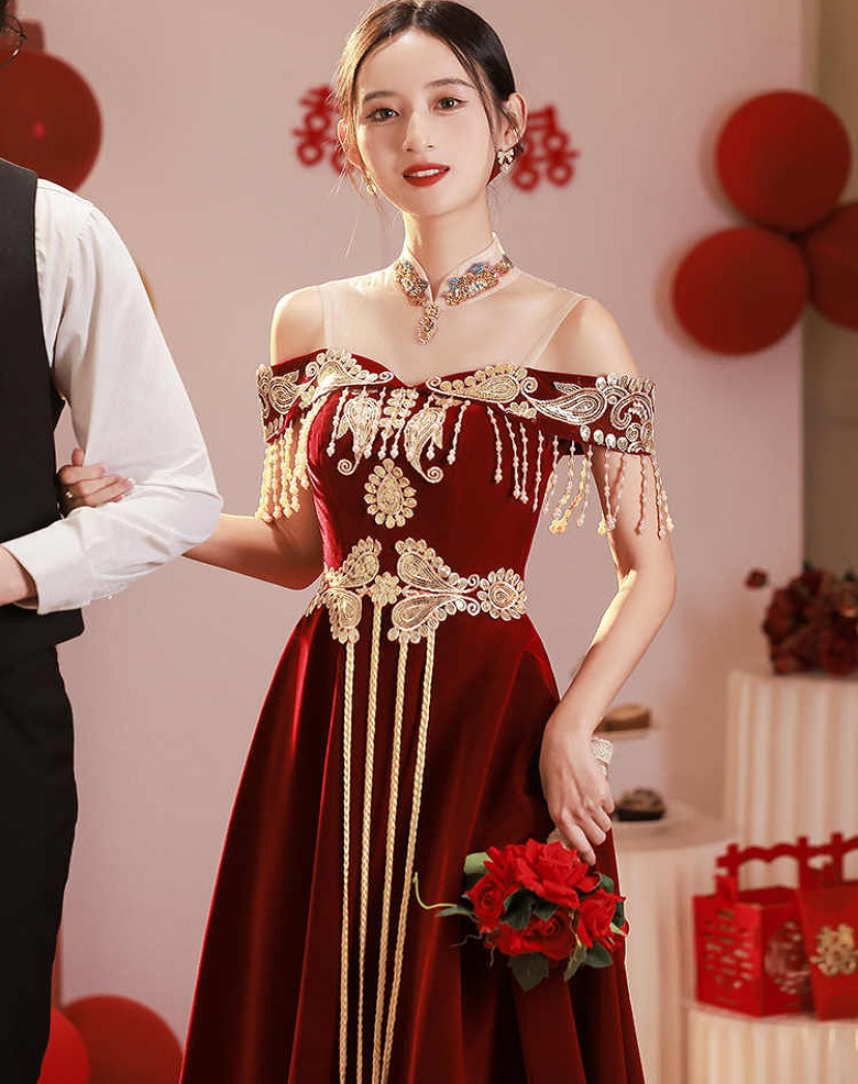 Chinese Style Toast Dress Brid - Luxury Lifestyle Dress 리뷰 및 가격