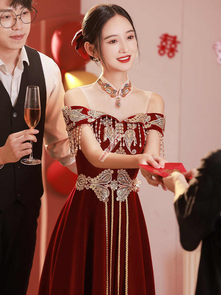 Chinese Style Toast Dress Brid - Luxury Lifestyle Dress 리뷰 및 가격