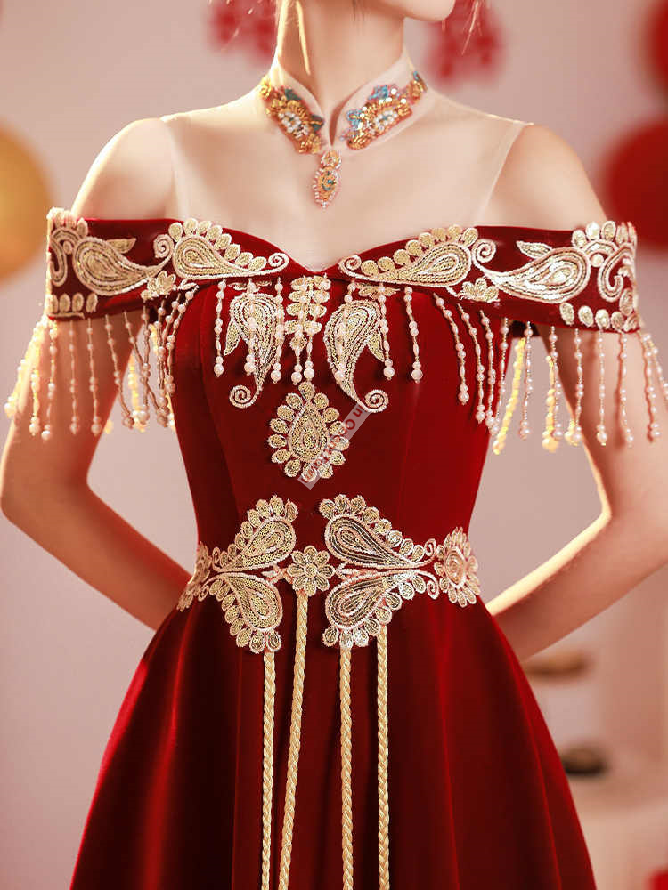 Chinese Style Toast Dress Brid - Luxury Lifestyle Dress 리뷰 및 가격