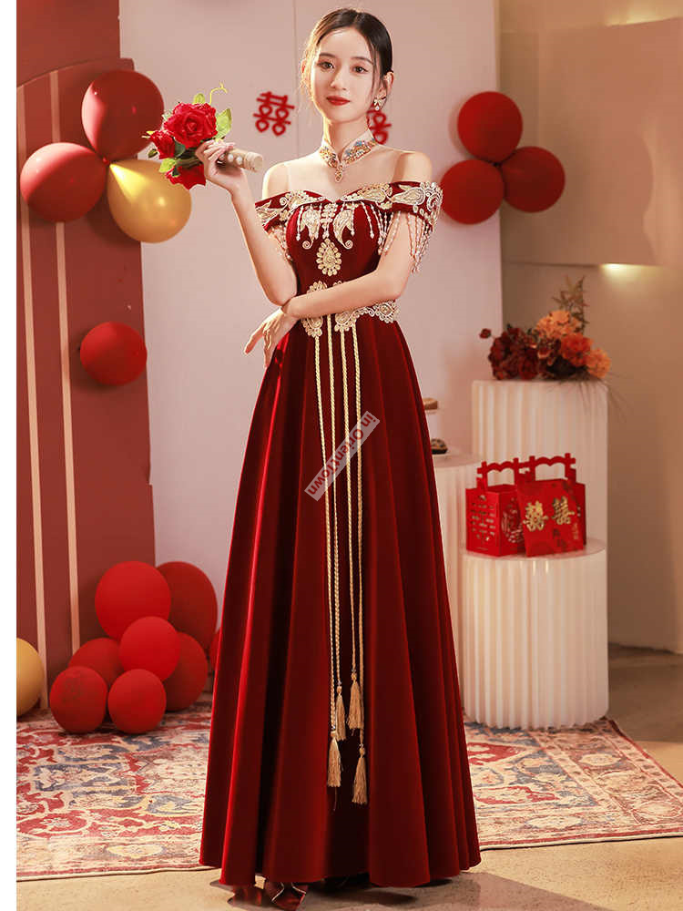 Chinese Style Toast Dress Brid - Luxury Lifestyle Dress 리뷰 및 가격