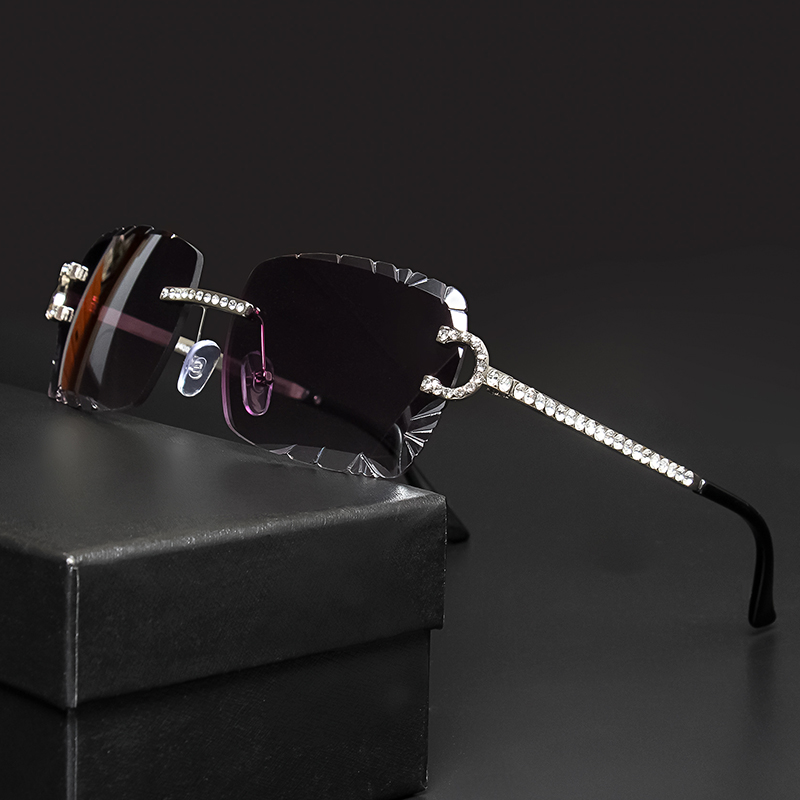 Fashion Rimless Square Sunglas - Luxury Lifestyle Men 리뷰 및 가격