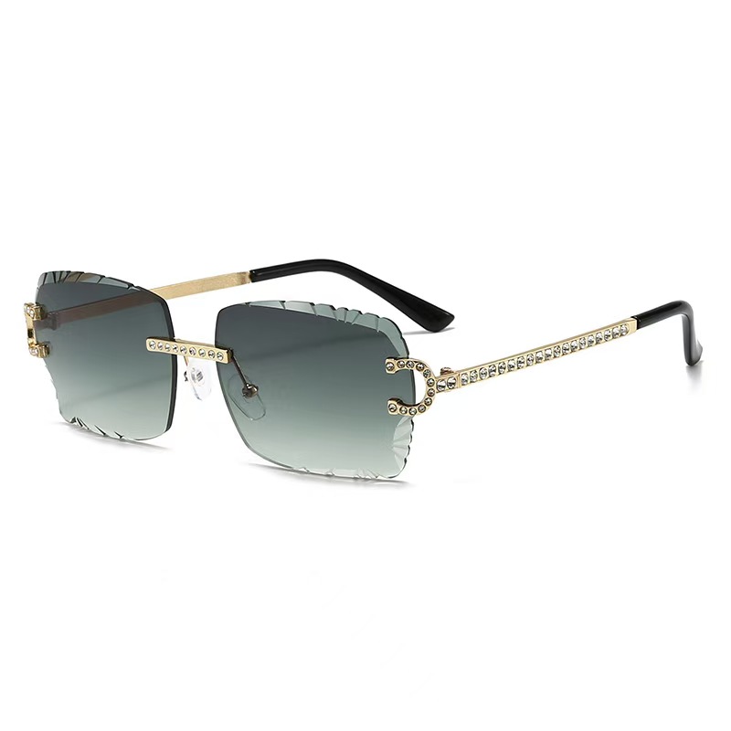 Fashion Rimless Square Sunglas - Luxury Lifestyle Men 리뷰 및 가격