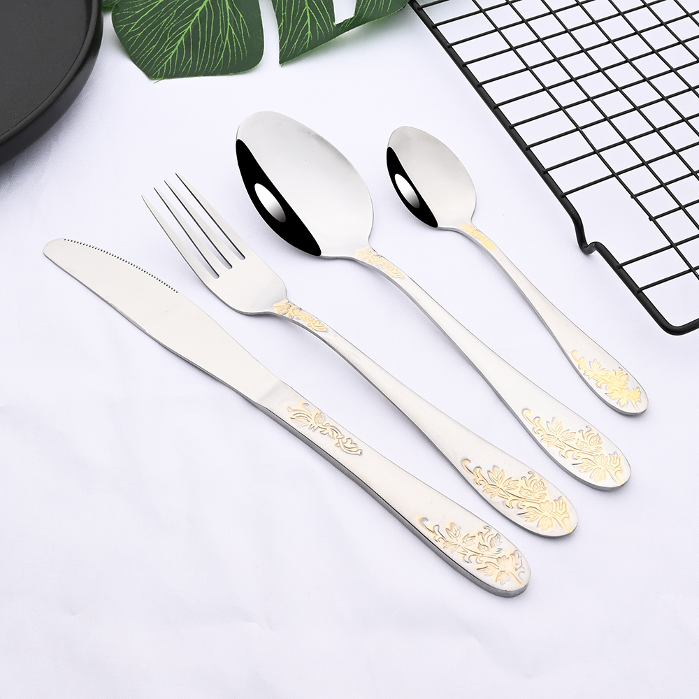 Vintage Western 8/32Pcs Gold F - Gold Plated Cutlery 리뷰 및 가격