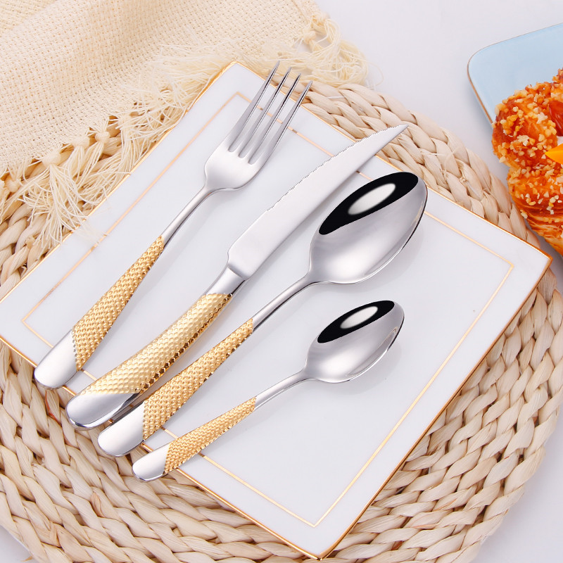 Full Tableware for Kitchen Cut - Gold Plated Cutlery 리뷰 및 가격